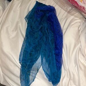 Blue Sheer Scarf